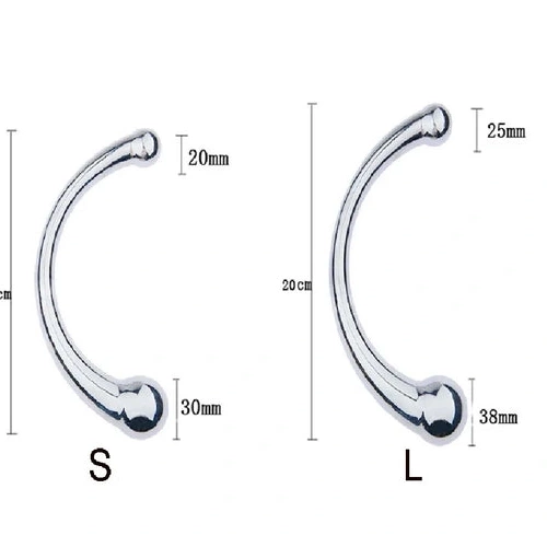 Double Hook Stainless 5858 Anal Steel Ended Elegant 0708